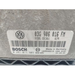 03G906016FM CENTRALINA MOTORE VOLKSWAGEN GOLF V 5 2.0 TDI BOSCH 00281011903 