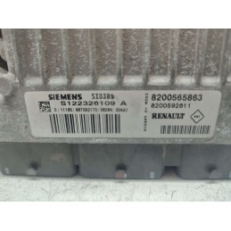 8200565863 CENTRALINA MOTORE RENAULT MEGANE MK2 1.5 DCI SIEMENS S122326109A 