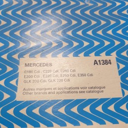 A1384 Filtro aria Mercedes classe C180 CDI C220 CDI C250 CDI E200 CDI E220 CDI E250 E350 CDI GLK 200 CDI GLK 220CDI 