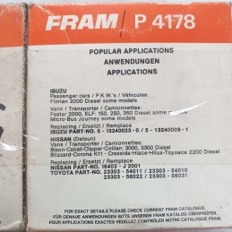P4178 FRAM 2 pezzi filtro olio motore Toyota Hilux 2.2 diesel