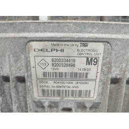 CENTRALINA MOTORE RENAULT MEGANE MK2 1.5 DCI 2004 DELPHI 8200334419 8200326498 