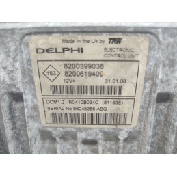 8200399038 CENTRALINA MOTORE RENAULT MODUS 1.5 DCI  2007 DELPHI  8200513163 