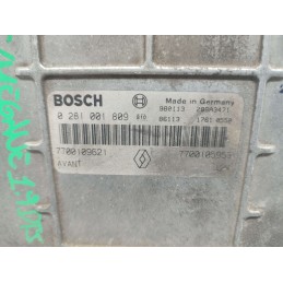 CENTRALINA MOTORE RENAULT MEGANE SCENIC 1.9 D BOSCH 0281001809 7700109621 USATA