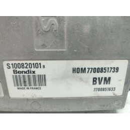 7700851739 CENTRALINA MOTORE RENAULT ESPACE MK2 2.2 BENZINA SIEMENS BENDIX 