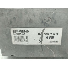 CENTRALINA MOTORE RENAULT R19 CLIO 1.4 SIEMENS S101718102 7700749946 USATA 