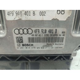 CENTRALINA MOTORE AUDI A6 4F 3.0 TDI BOSCH 0281014376 4F9910401B USATA