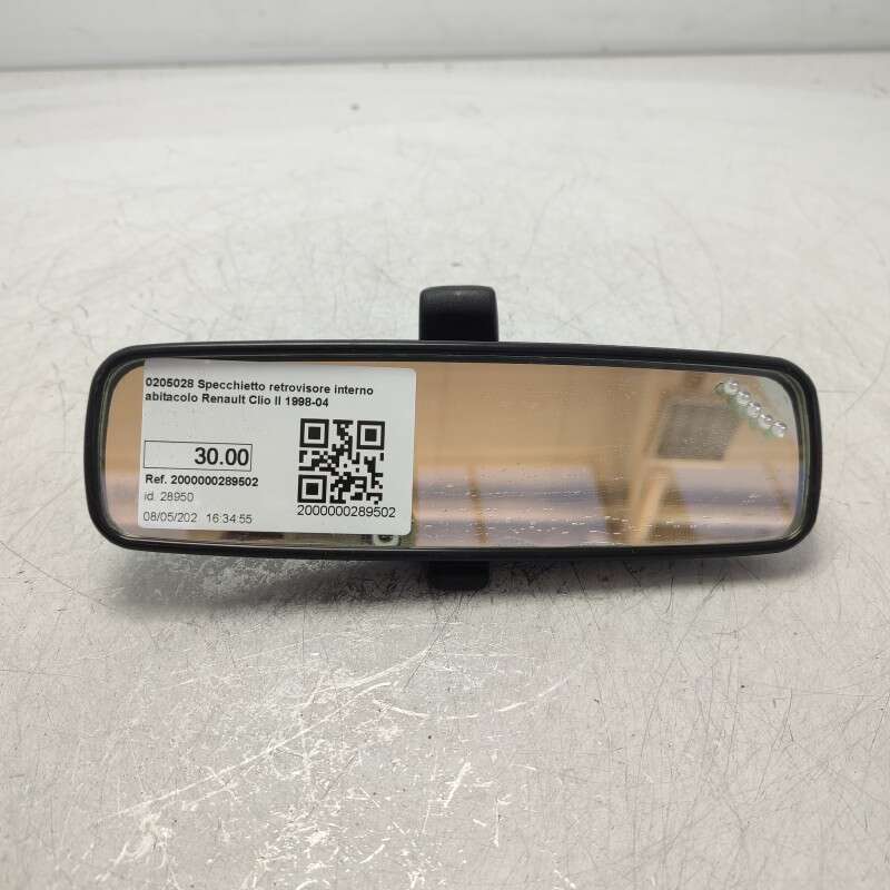 0205028 Specchietto retrovisore interno abitacolo Renault Clio II 1998-04