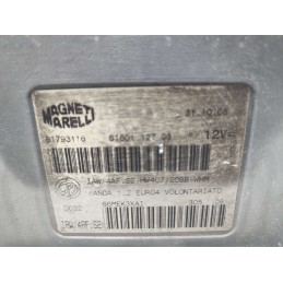 CENTRALINA MOTORE FIAT PANDA 1.2 2008 MARELLI IAW4AFS2 51793116 USATA
