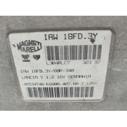 CENTRALINA MOTORE  LANCIA Y 1.2 I SERIE 1995-03 16V MARELLI IAW18FD3Y 46534748 USATA