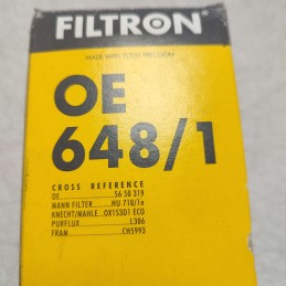 OE648/1 Filtron filtro olio motore OPel Astra G Frontera 4X4 Vectra Omega 2.0 DTI
