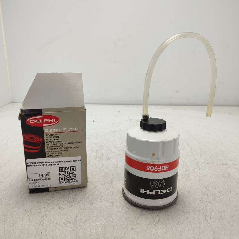 HDF906 Delphi filtro carburante gasolio Renault R19 Espace MK3 Laguna MK1