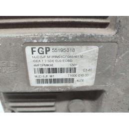 55195818 CENTRALINA MOTORE FIAT IDEA LANCIA MUSA YPSILON 1.3 MJT 16V MARELLI MJD6JFM1 