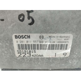 CENTRALINA MOTORE FIAT DOBLO' 1.9 JTD 2005 BOSCH 0281011557 55191815 USATA