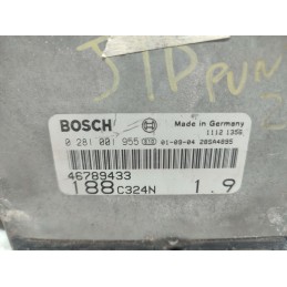 CENTRALINA MOTORE FIAT PUNTO 2° SERIE 1.9 JTD BOSCH 0281001955 46789433 USATA
