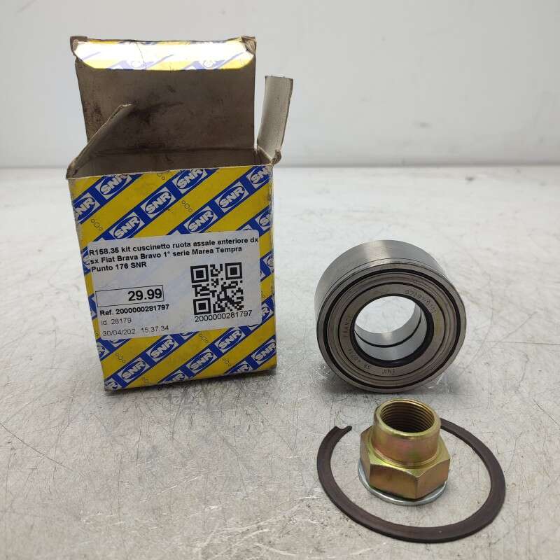 R158.35 kit cuscinetto ruota assale anteriore dx sx Fiat Brava Bravo 1° serie Marea Tempra Punto 176 SNR
