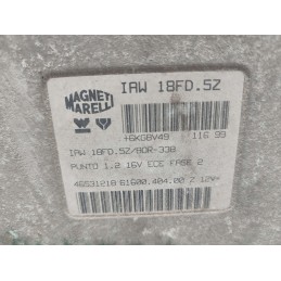 CENTRALINA MOTORE FIAT PUNTO 1.2 16V MARELLI IAW18FD5Z 46531218 USATA