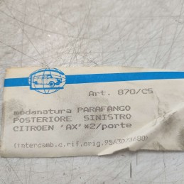 9563073680 modanatura finitura esterna Citroen AX 2P parafango posteriore SX