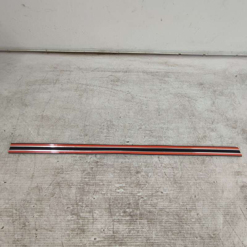 Modanatura finitura esterna portiera Opel Astra F 2P 1991 anteriore sinistra rosso