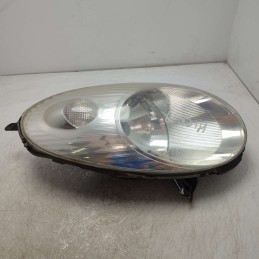 89900075 Faro fanale proiettore gruppo ottico frontale DX Nissan Micra K12 2002-10 1 gancio rotto
