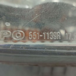551-1139R Faro fanale proiettore gruppo ottico frontale DX Renault Twingo 2000-07