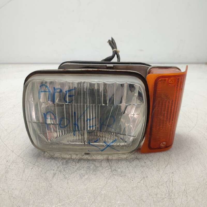 SIEM 7305 Faro fanale proiettore gruppo ottico frontale SX Piaggio Ape Poker 1971