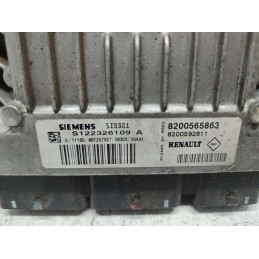 CENTRALINA MOTORE RENAULT MEGANE 2° SERIE 1.5 DCI SIEMENS S122326109A 8200565863 USATA
