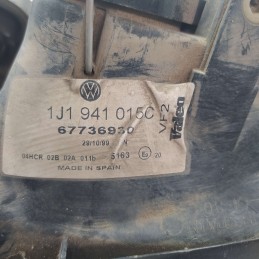 1J1941015C Faro fanale proiettore gruppo ottico frontale SX VW Golf IV 1997-04 cablaggio rovinato