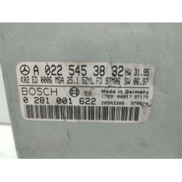 A0225453832 CENTRALINA MOTORE MERCEDES W202 CLASSE C 250 TD 1995 BOSCH 0281001622