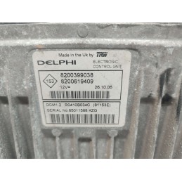 8200399038 CENTRALINA MOTORE TENAULT CLIO MK3 1.5 DCI 2007 DELPHI 8200619409 