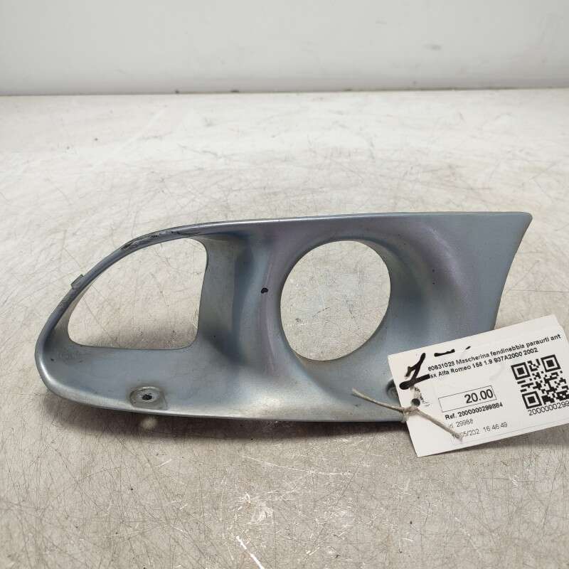 60631028 Mascherina fendinebbia paraurti ant sx Alfa Romeo 156 1.9 937A2000 2002