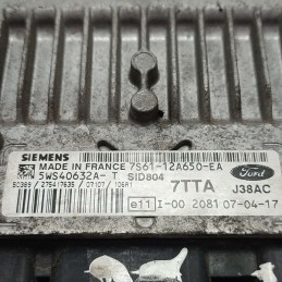 7S6112A650EA centralina ecu modulo controllo motore Ford Fiesta V MK5 1.4 TDCI 2005-08 7TTA Siemens