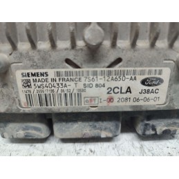7S61-12A650-AA CENTRALINA MOTORE FORD FIESTA MK5 1.4 TDI 2002-08 SIEMENS 5WS40433A-T 