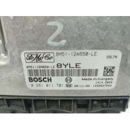 CENTRALINA MOTORE FORD FOCUS 1.6 TDCI BOSCH 0281011701 8YLE 8M51-12A650-LE USATA