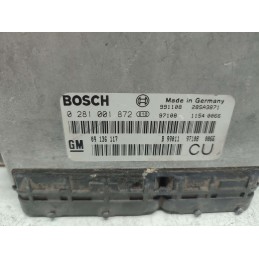 09136117 CENTRALINA MOTORE OPEL VECTRA B 2.0 DTI 1995-03 BOSCH 0281001872 