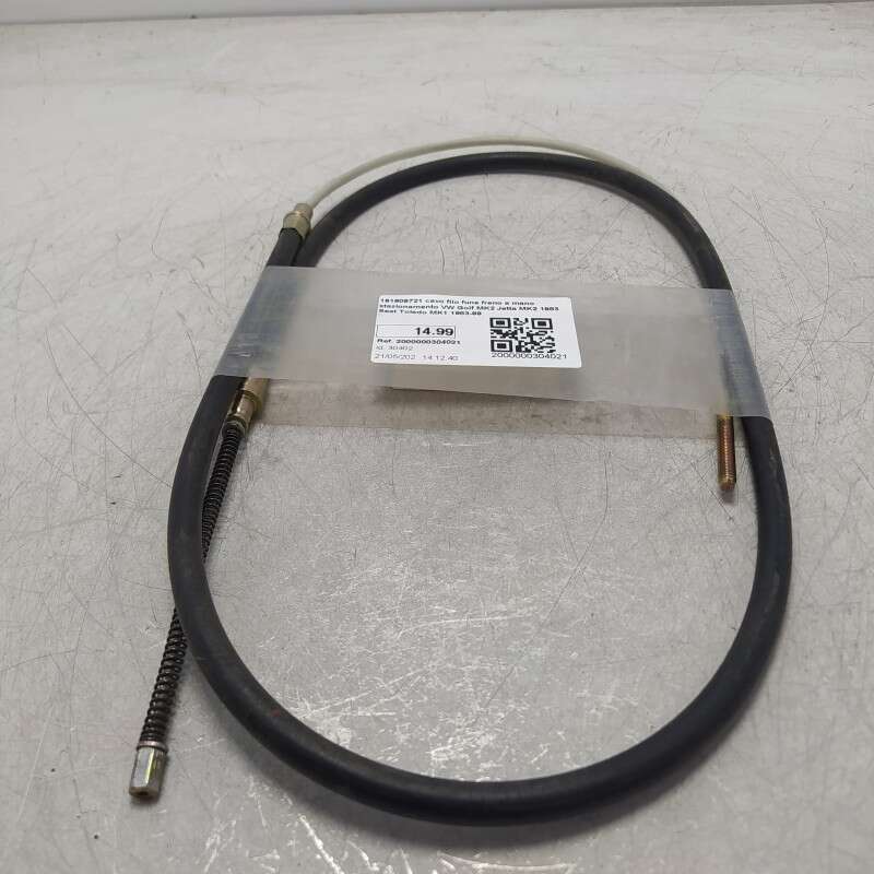 191609721 cavo filo fune freno a mano stazionamento VW Golf MK2 Jetta MK2 1983 Seat Toledo MK1 1983-99