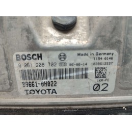 CENTRALINA MOTORE TOYOTA AYGO 1° SERIE 1.0 12V 50KW BOSCH 0261208702 89661-0H022 USATA