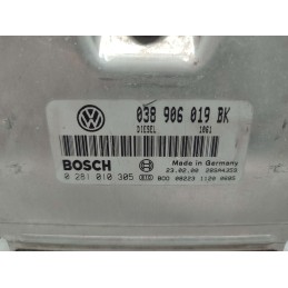 CENTRALINA MOTORE VOLKSWAGEN PASSAT 1.9 TDI 1996 BOSCH 0281010305 038906019BK USATA