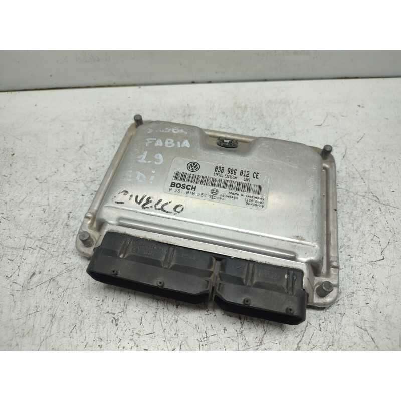 038906012CE CENTRALINA MOTORE SKODA FABIA 1.9 SDI 2000 BOSCH 0281010257