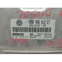 038906012CT CENTRALINA MOTORE VOLKSWAGEN POLO 1.9 SDI 1999-02 BOSCH 0281010377 