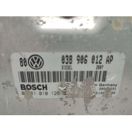 038906012AP CENTRALINA MOTORE VOLKSWAGEN GOLF IV 4 1.9 TDI 1997-03 BOSCH 0281010126 