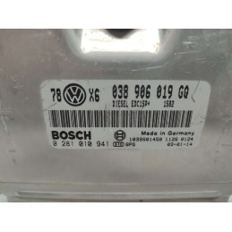 CENTRALINA MOTORE VOLKSWAGEN PASSAT 3B6 B5 1.9 TDI BOSCH 0281010941 038906019GQ USATA