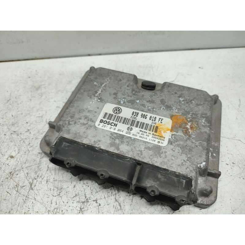 038906018FE CENTRALINA MOTORE VOLKSWAGEN PASSAT B5 1.9 TDI 81KW 1999 BOSCH 0281010064 CARCASSA ROTTAUSATA