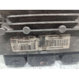 CENTRALINA MOTORE CITROËN C3 1.4 HDI 2002-09 SIEMENS 5WS40021L-T 9648971880 