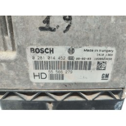 CENTRALINA MOTORE OPEL ASTRA H ZAFIRA 1.9 CDTI BOSCH 0281014452 55566279 USATA