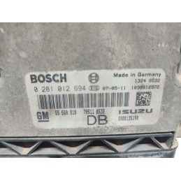 CENTRALINA MOTORE OPEL ASTRA H 1.7 CDTI 2007 BOSCH 0281012694 55560810 USATA