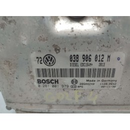 038906012M CENTRALINA MOTORE VOLKSWAGEN GOLF IV 4 1.9 TDI 1999 BOSCH 0281001979