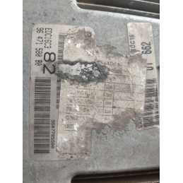 9647158080 CENTRALINA MOTORE PEUGEOT 206 MK1 1.4 HDI 50KW 68CV BOSCH 0281010707
