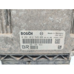 CENTRALINA MOTORE OPEL ZAFIRA B 1.9 CDTI 8V BOSCH 0281012549 55198922 USATA