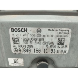 A6401501191 CENTRALINA MOTORE MERCEDES W169 CLASSE A 160 CDI 82CV 2004-12 BOSCH 0281013558 