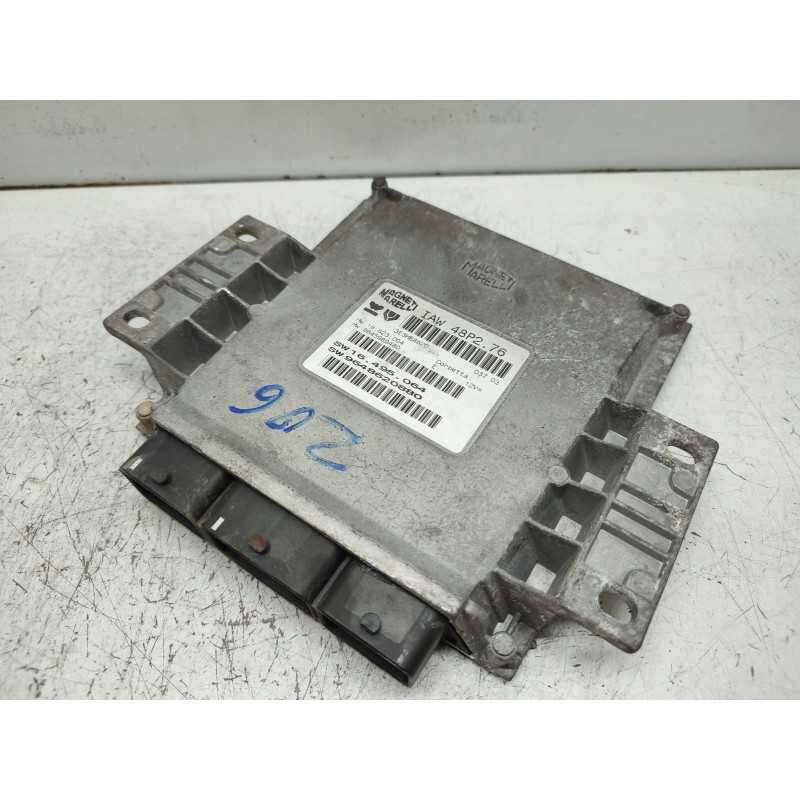 9648620880 CENTRALINA MOTORE PEUGEOT 206 1° SERIE 1.4 BENZINA 1998-03 MARELLI IAW48P276 16495064